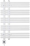 Chauffe-serviettes Électrique Blanc avec Cartouche, 800x500 mm