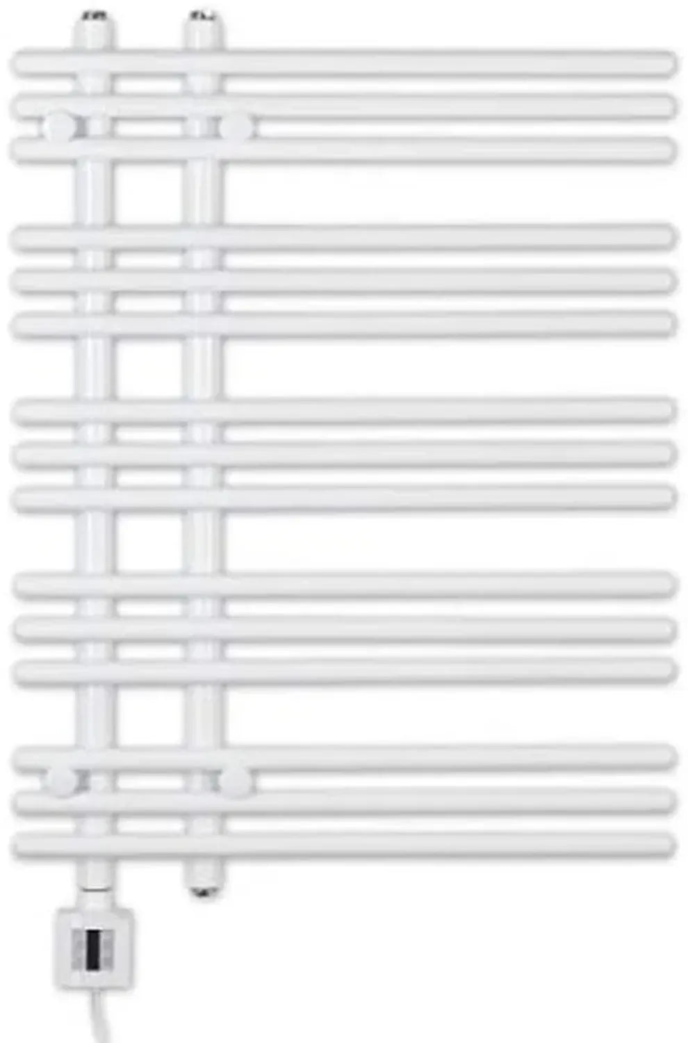 Chauffe-serviettes Électrique Blanc avec Cartouche, 800x500 mm