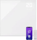 Klarstein Radiateur Mural Infrarouge 360W, Chauffage Électrique Intelligent pour Salle de Bain avec WiFi, Détection Fenêtre Ouverte et Thermostat