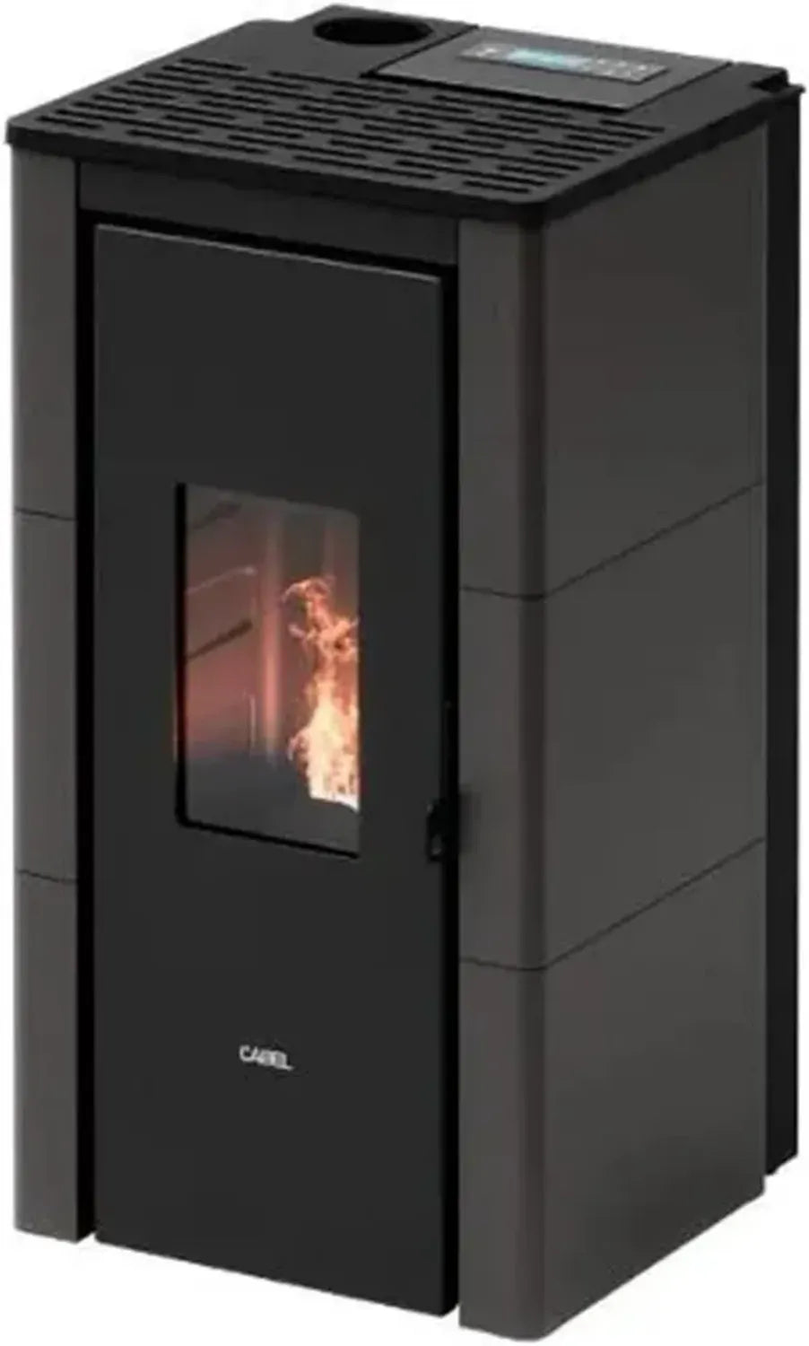 Poêle à granulés 7 kW anthracite avec ventilateur CRISTAL 7 Up T2