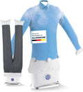 CLEANmaxx Repassage Automatique Chemises PRO STEAM + Accessoire Pantalons | Fonction Vapeur Écran Tactile | Anti-Odeurs, Désinfection, Lissage, Rafraîchissement