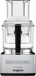 Magimix Robot Culinaire Multifonction 3,6L - Mixeur, Hachoir, Presse-Agrumes - Fabriqué en France - Finition Chrome
