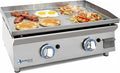 Plancha à Gaz en Acier Laminé 60 cm pour Cuisine Professionnelle