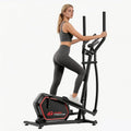 Vélo elliptique magnétique silencieux, 16 niveaux de résistance, moniteur de fréquence cardiaque, écran LCD, charge max 150 kg