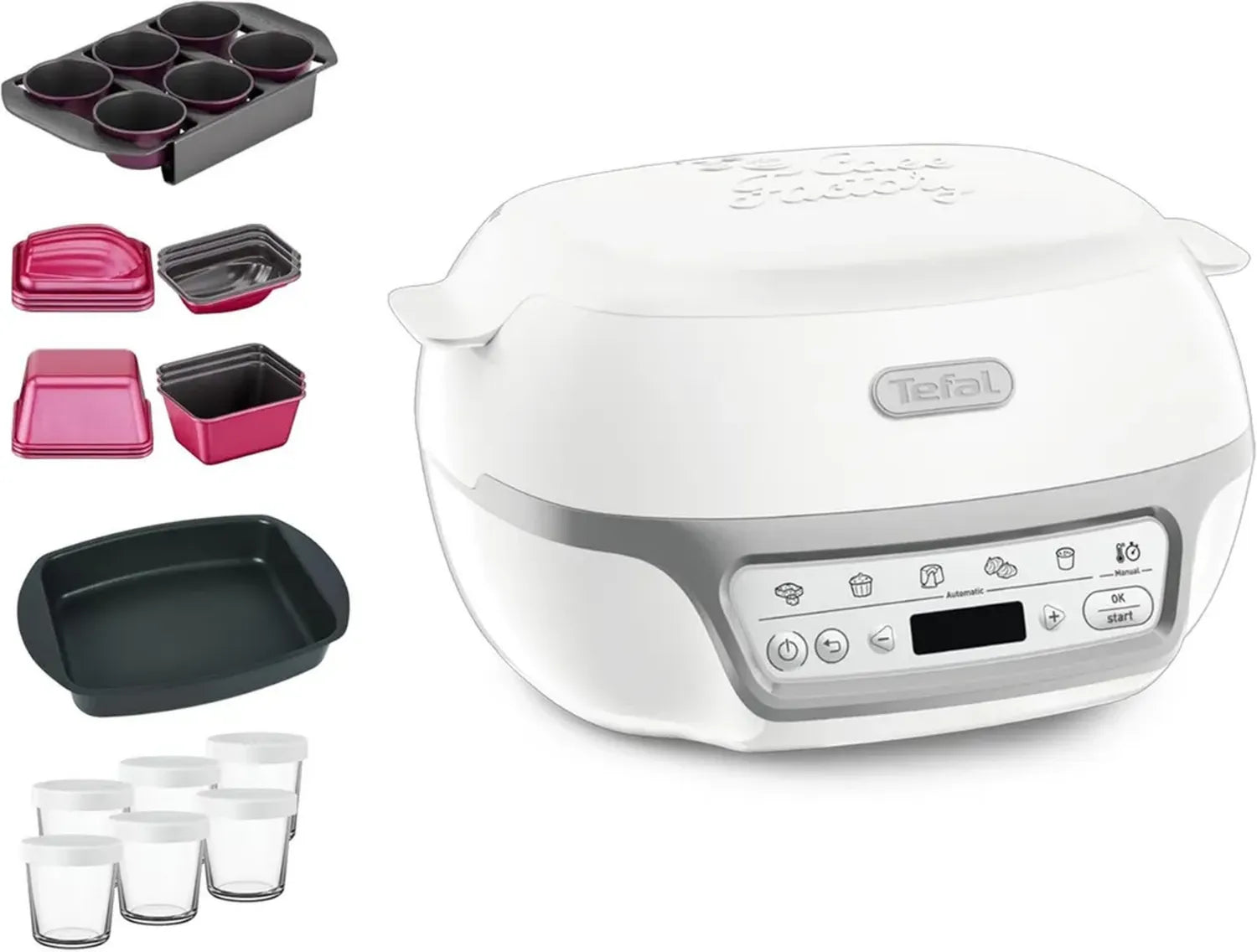 Four à Gâteaux Intelligent Silver, 5 Programmes, Moules Inclus, Modèle KD812110