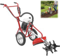 Tondeuse et Motoculteur Thermique 2 en 1, 63 cm³, 4 CV, Moteur 4 Temps, 440mm de Largeur de Travail