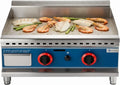 Plancha professionnelle à gaz en fonte émaillée 60 cm pour restaurants