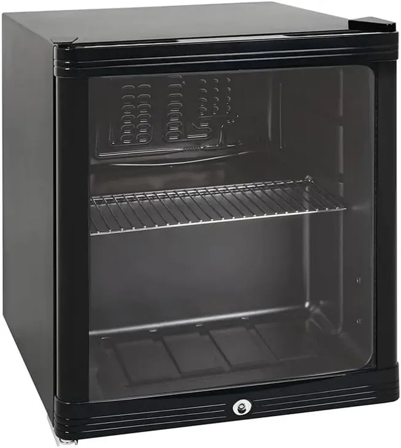 Réfrigérateur Compact 52L avec Éclairage LED et Porte Verrouillable