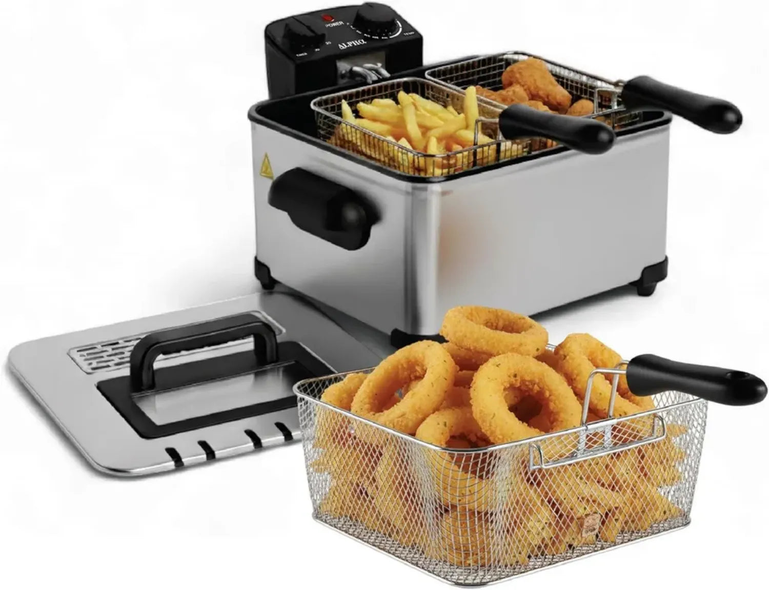 Friteuse Électrique en Acier Inoxydable 4,5 L - Alpha Living