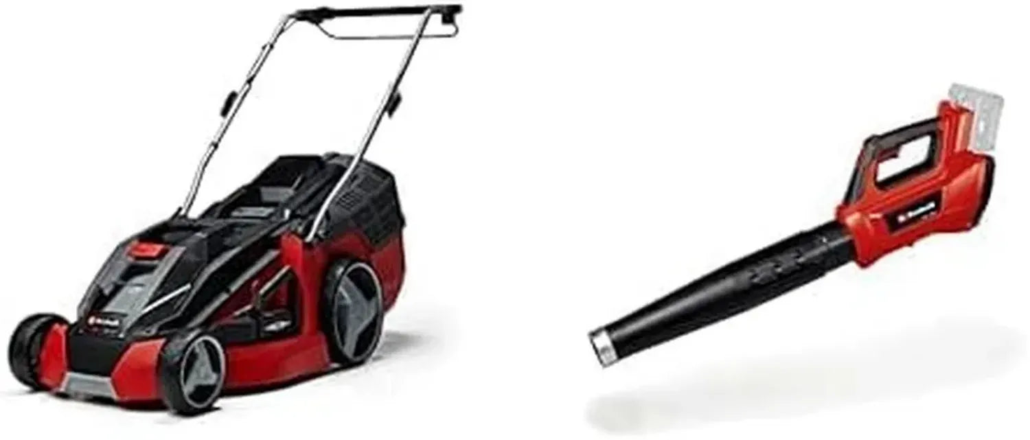 Tondeuse à gazon sans fil Einhell 43 cm, 36V, avec kit de démarrage et taille-haies