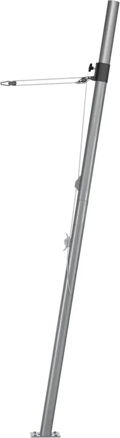 Mât en Acier Argenté pour Voile d'Ombrage 11,8 kg - Schneider