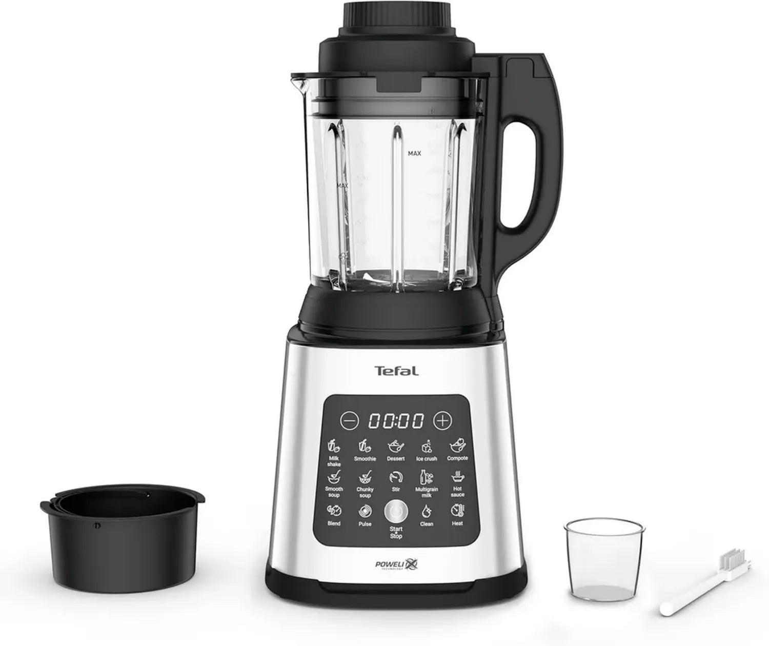 Tefal Perfectmix Cook BL83SD Mixeur Haute Vitesse avec Cuiseur Vapeur