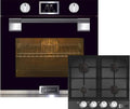 Ensemble Kaiser: Four Pyrolyse 79L + Plaque Gaz 60cm, Noir