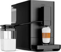 Machine à Café Automatique Klarstein Velaire - 20 Bars, Écran LED Tactile, Broyeur Inox 15 Niveaux, Réservoir à Lait 0,75L, Espresso, Cappuccino, Auto-nettoyage