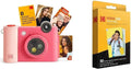 KODAK Smile+ Appareil Photo Instantané et Imprimante avec Bluetooth + 50 Feuilles de Papier Photo
