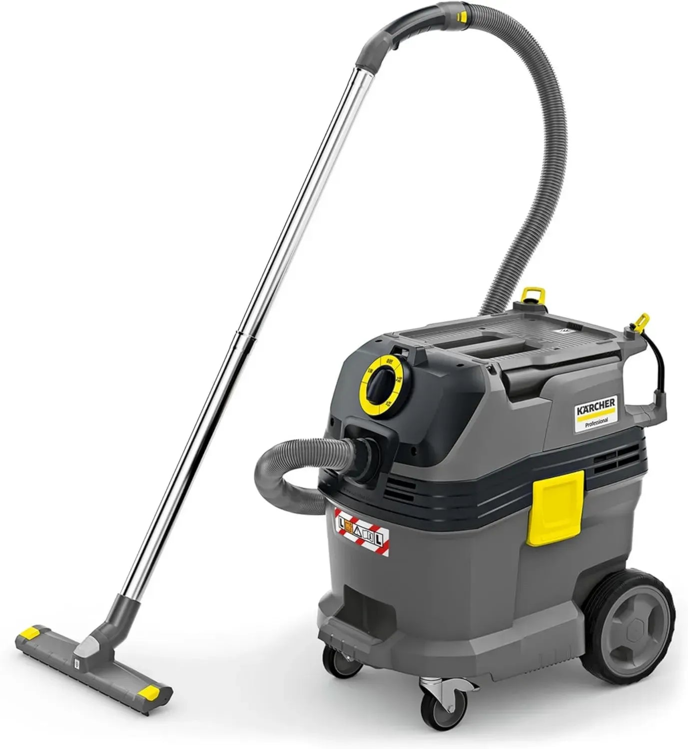 Aspirateur Industriel Kärcher NT 30/1 Tact L, 1380W, Réservoir 30L, Tuyau 4m, Accessoires Polyvalents
