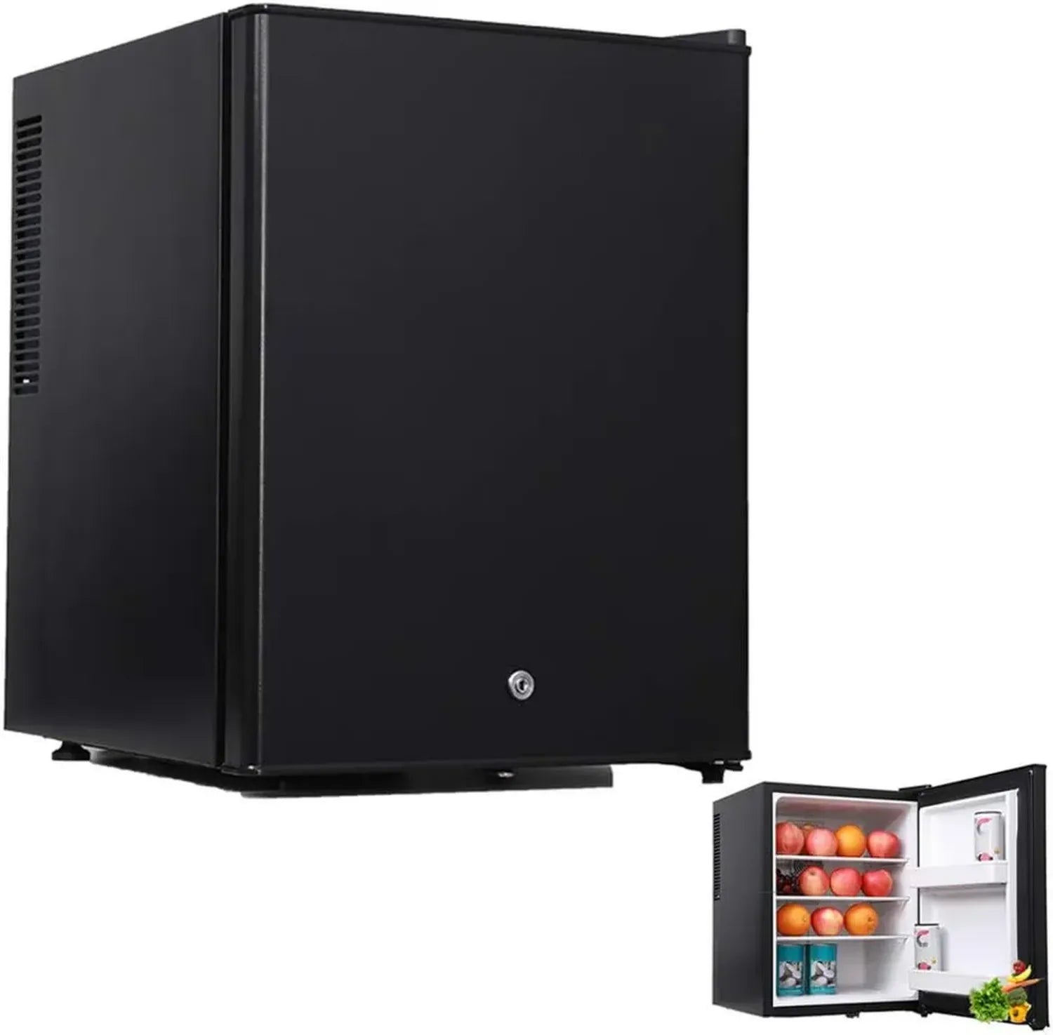 Mini Congélateur Vertical 30L avec Serrure pour Bureau ou Appartement