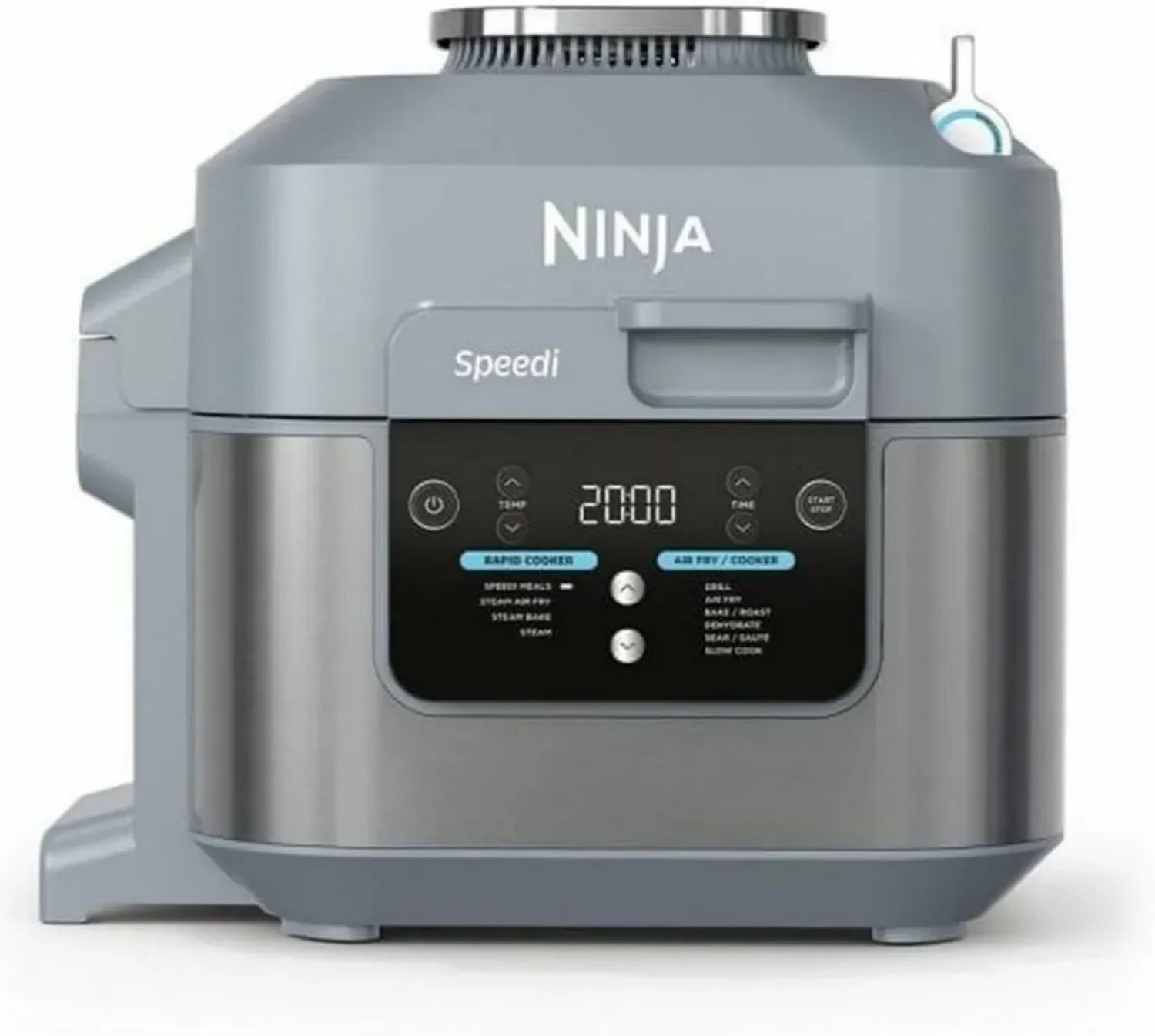 Ninja Speedi Multicuiseur et Friteuse à Air 10-en-1, 5.7L, Repas pour 4 en 15 Minutes, 10 Fonctions, Gris